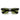 Ray-Ban Occhiali da Sole RB3875 006/4E Wayfarer Deluxe Nero/Verde Unisex 5