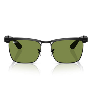 Ray-Ban Occhiali da Sole RB3875 006/4E Wayfarer Deluxe Nero/Verde Unisex