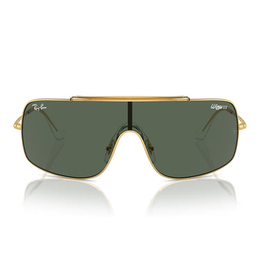 Ray-Ban Lunettes de Soleil RB3897 001/71 Wings III Or/Vert Unisexe