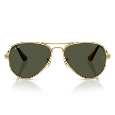 Ray-Ban Okulary Przeciwsłoneczne RB3925 001/31 Aviator Max Złoto Arista/Zielony Unisex