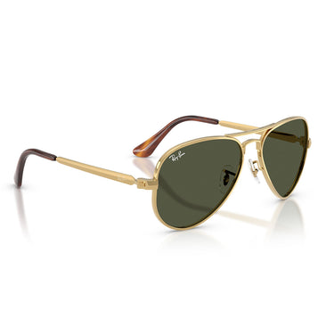 Ray-Ban Occhiali da Sole RB3925 001/31 Aviator Max Oro Arista/Verde Unisex 5