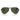 Ray-Ban Occhiali da Sole RB3925 002/31 Aviator Max Nero/Verde Unisex