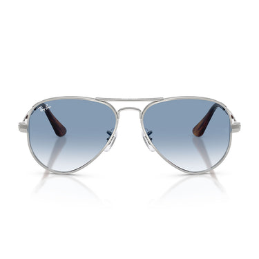 Ray-Ban Sunglasses RB3925 003 3F Aviator Max Silver Transparent Gradient Blue Unisex 3