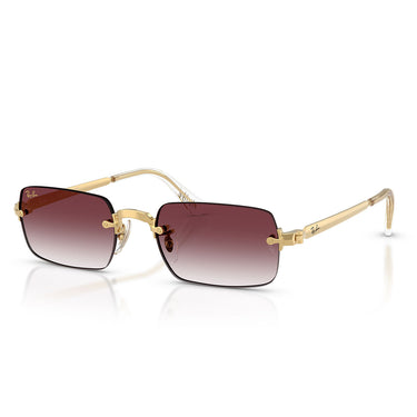 Ray-Ban Occhiali da Sole RB3928 001 8H x ASAP Rocky Oro Arista Viola Sfumato Unisex 2
