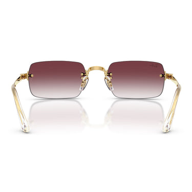 Ray-Ban Occhiali da Sole RB3928 001 8H x ASAP Rocky Oro Arista Viola Sfumato Unisex 4