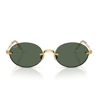 Ray-Ban Occhiali da Sole RB3929 001 71 x ASAP Rocky Oro Arista Verde Scuro Unisex