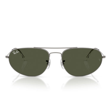 Ray-Ban Lunettes de Soleil RB3945 004/31 Gunmetal/Vert Unisexe