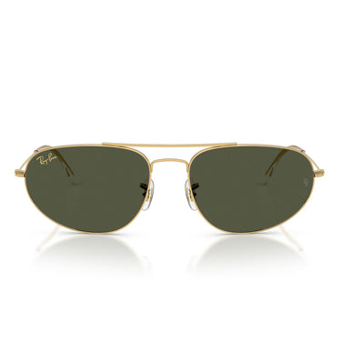 Ray-Ban Okulary Przeciwsłoneczne RB3945 919631 Złoto Legend/Zielony Unisex