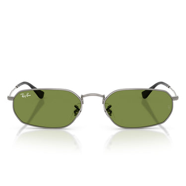 Ray-Ban Lunettes de Soleil RB3947 004/4E Gunmetal/Vert Unisexe