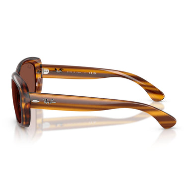 Ray-Ban Occhiali da Sole RB4101 820 C5 Jackie Ohh Marrone Striato Rosso Rosso Donna 3