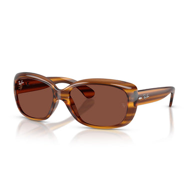 Ray-Ban Occhiali da Sole RB4101 820 C5 Jackie Ohh Marrone Striato Rosso Rosso Donna 2