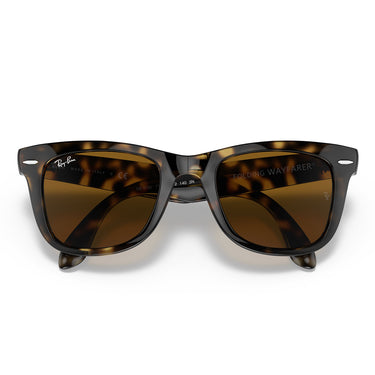 Ray-Ban Occhiali da Sole RB4105 710 Wayfarer Folding Havana-Marrone Unisex 5