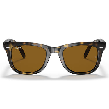 Ray-Ban Sonnenbrille RB4105 710 Wayfarer Folding Havana-Braun Unisex