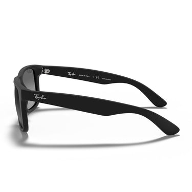 Ray-Ban Sonnenbrille RB4165 622/T3 Justin Schwarz/Hellgrau Unisex Polarisiert