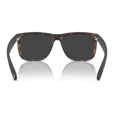 Ray-Ban Occhiali da Sole RB4165 865/87 Justin Marrone/Grigio Scuro Unisex Polarizzati 3