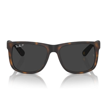 Ray-Ban Occhiali da Sole RB4165 865/87 Justin Marrone/Grigio Scuro Unisex Polarizzati