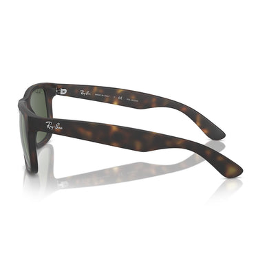 Ray-Ban Occhiali da Sole RB4165 865/9A Justin Marrone/Verde Scuro Unisex Polarizzati 2