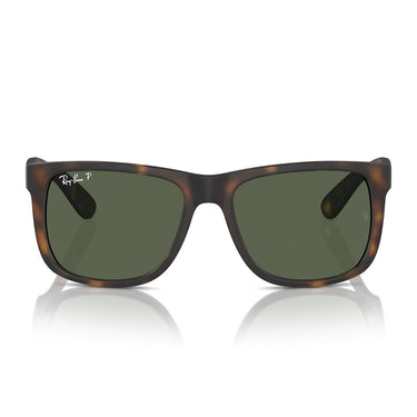 Ray-Ban Occhiali da Sole RB4165 865/9A Justin Marrone/Verde Scuro Unisex Polarizzati