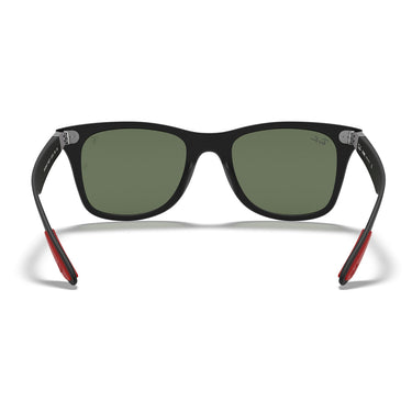 Ray-Ban Occhiali da Sole RB4195M F60271 Ferrari Nero/Verde Unisex 4