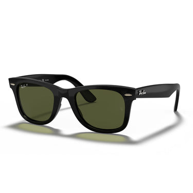 Ray-Ban Sonnenbrille RB4340 601/58 Wayfarer Ease Schwarz/Grün G-15 Unisex Polarisiert