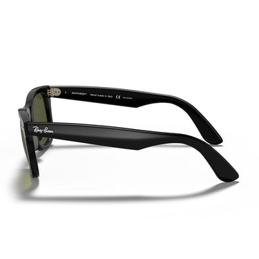 Ray-Ban Sonnenbrille RB4340 601/58 Wayfarer Ease Schwarz/Grün G-15 Unisex Polarisiert
