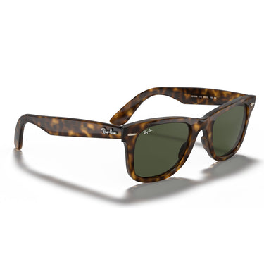 Ray-Ban Occhiali da Sole RB4340 710 Wayfarer Ease Havana/Verde Unisex 5