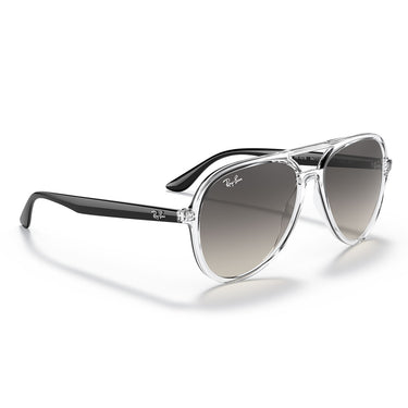 Ray-Ban Occhiali da Sole RB4376 647711 Trasparente/Grigio Sfumato Unisex 4