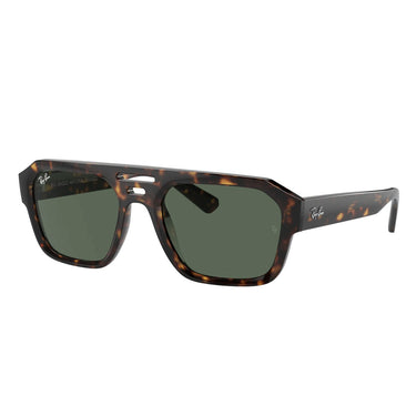Ray-Ban Lunettes de Soleil RB4397 135971 Corrigan Marron/Vert Foncé Unisexe 2