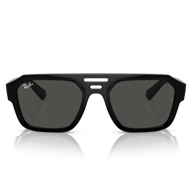 Ray-Ban Lunettes de Soleil RB4397 667787 Corrigan Noir/Gris Foncé Unisexe