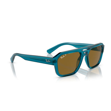 Ray-Ban Sonnenbrille RB4397 668383 Corrigan Blau/Dunkelbraun Unisex Polarisiert