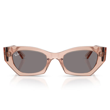 Ray-Ban Occhiali da Sole RB4430 692573 Zena Rosa Trasparente/Marrone Unisex