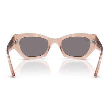 Ray-Ban Occhiali da Sole RB4430 692573 Zena Rosa Trasparente/Marrone Unisex