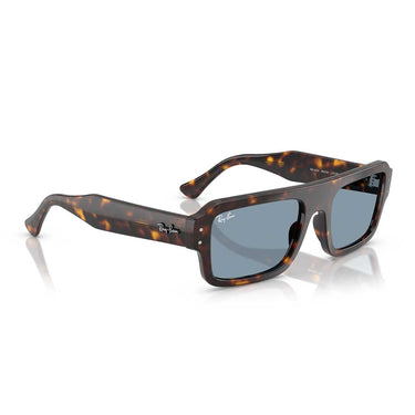 Ray-Ban Occhiali da Sole RB4454 902 56 Lukas Marrone Scuro Blu Unisex 4