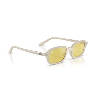Ray-Ban Occhiali da Sole RB4455 68086D Zuri Bianco/Giallo Unisex