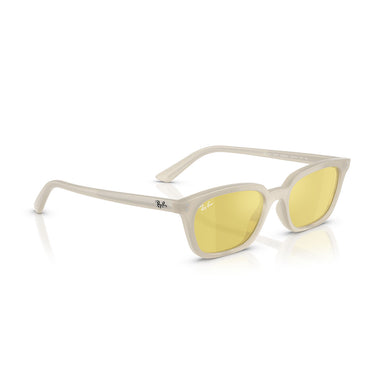 Ray-Ban Occhiali da Sole RB4456 68086D Zaya Bianco/Giallo Unisex