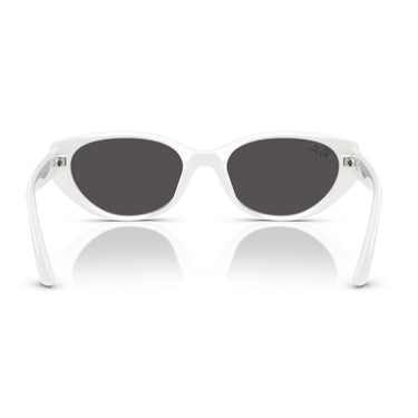 Ray-Ban Occhiali da Sole RB4457D 677287 Bianco/Grigio Unisex 4