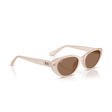 Ray-Ban Occhiali da Sole RB4457D 678673 Beige/Marrone Unisex 5