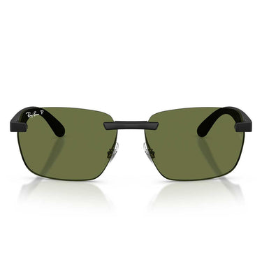 Ray-Ban Occhiali da Sole RB4470CH 601S/2 Sabbia Nero/Verde Unisex Polarizzati