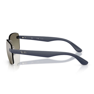 Ray-Ban Occhiali da Sole RB4470CH 63315J Sabbia Blu Scuro Grigio Specchiato Unisex Polarizzat 3