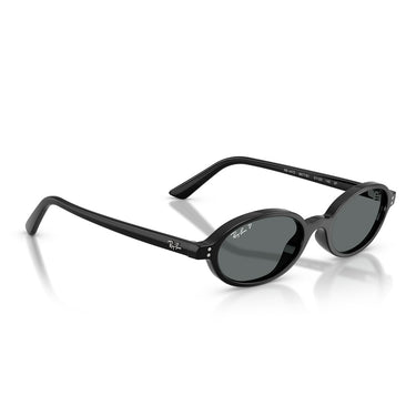 Ray-Ban Occhiali da Sole RB4472 667781 Nero/Grigio Scuro Unisex Polarizzati 4