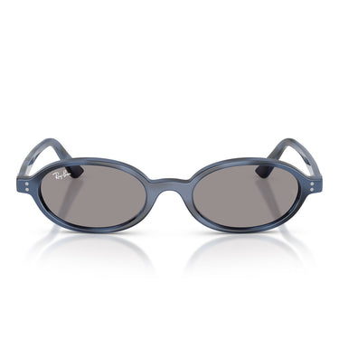 Ray-Ban Occhiali da Sole RB4472 6855 1 Blu Striato Grigio Unisex
