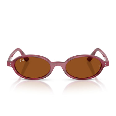 Ray-Ban Occhiali da Sole RB4472 685773 Marrone Violetto Marrone Scuro Unisex