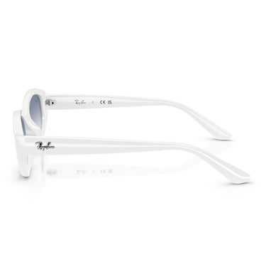 Ray-Ban Occhiali da Sole RB4473D 677219 Bianco Trasparente Sfumato Azzurro Unisex 3