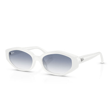 Ray-Ban Occhiali da Sole RB4473D 677219 Bianco Trasparente Sfumato Azzurro Unisex 2
