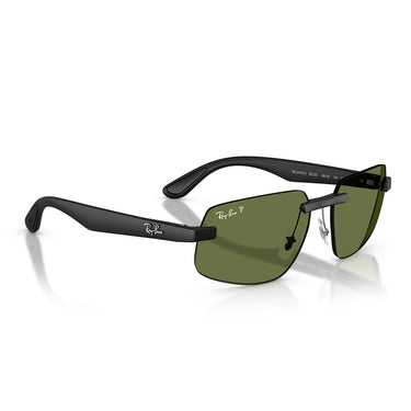 Ray-Ban Occhiali da Sole RB4475CH 601S/2 Sabbia Nero/Verde Unisex Polarizzati 4