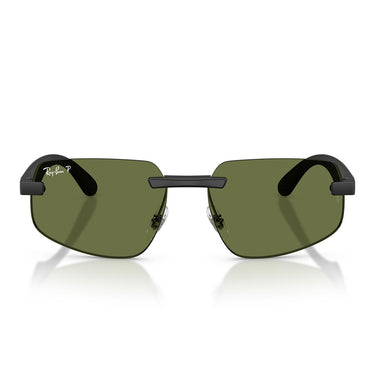 Ray-Ban Occhiali da Sole RB4475CH 601S/2 Sabbia Nero/Verde Unisex Polarizzati