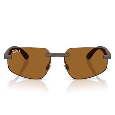 Ray-Ban Occhiali da Sole RB4475CH 6124BB Sabbia Marrone/Bronzo Unisex Polarizzati