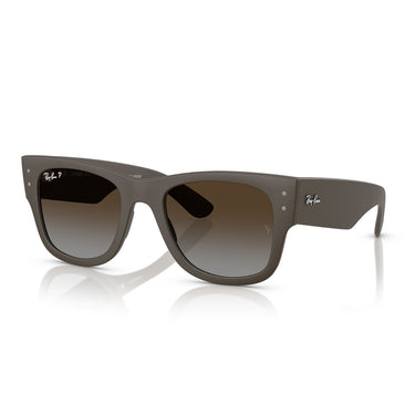 Ray-Ban Occhiali da Sole RB4840S 6124T5 Sabbia Marrone Marrone Sfumato Unisex Polarizzati 2