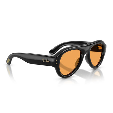 Ray-Ban Occhiali da Sole RB4925 601/7 Aviator Puffer X ASAP Rocky Nero/Arancione Unisex 4