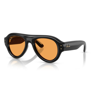 Ray-Ban Occhiali da Sole RB4925 601/7 Aviator Puffer X ASAP Rocky Nero/Arancione Unisex 1